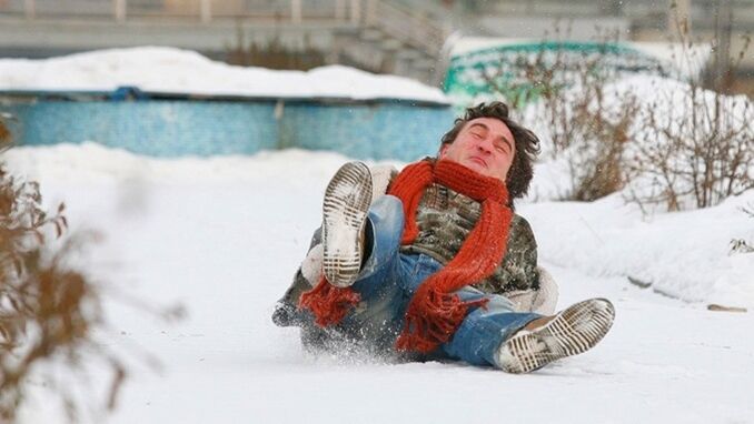 Fall as a cause of spinal osteochondrosis.