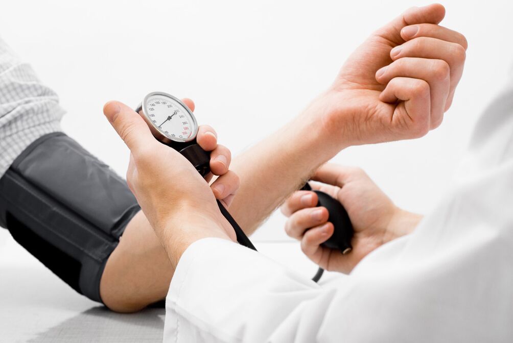 If osteochondrosis is not treated, problems with blood pressure will appear.